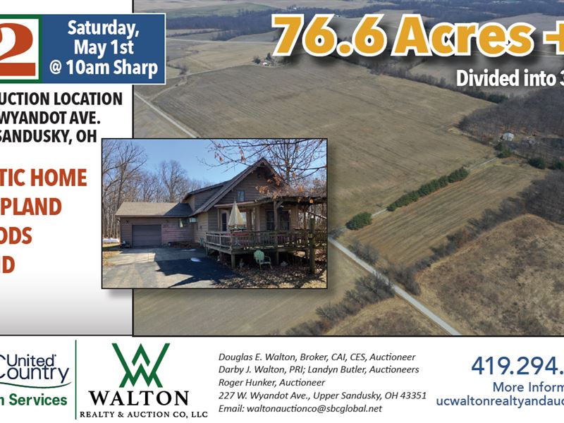 Shaw Estate Auction, Day 2, May 1st : Forest : Wyandot County : Ohio