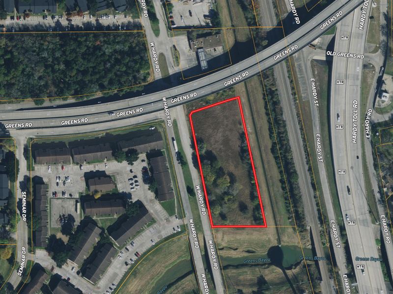 2.33 Acres of Undeveloped Land : Houston : Harris County : Texas