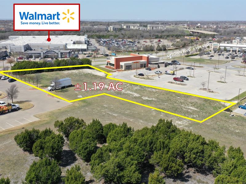 1.2 AC Walmart Adjacent Land : Cedar Hill : Dallas County : Texas