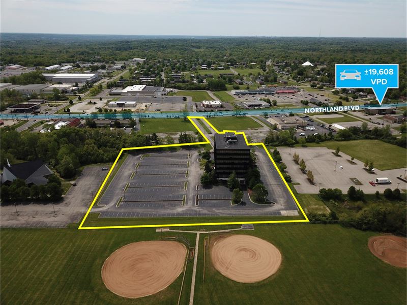 6.87 AC with Vacant Office : Cincinnati : Hamilton County : Ohio