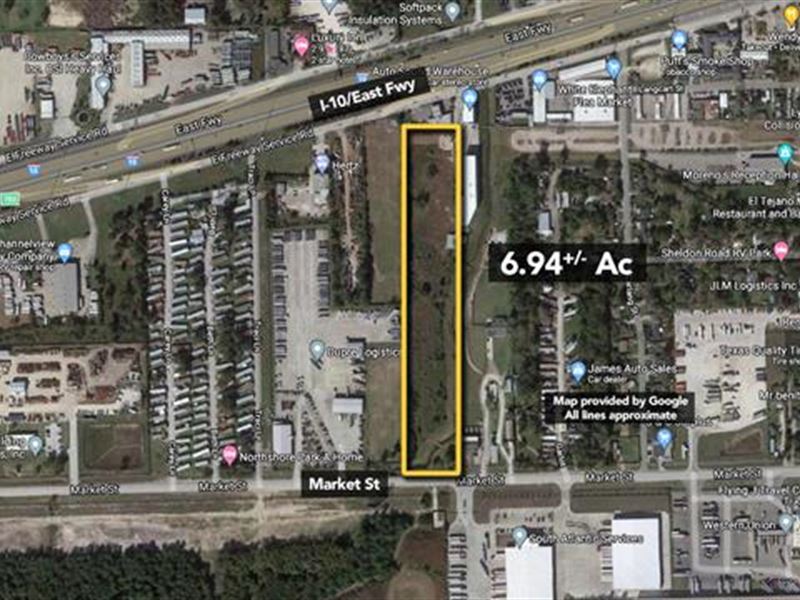 6.94 Ac in Channelview, TX : Channelview : Harris County : Texas