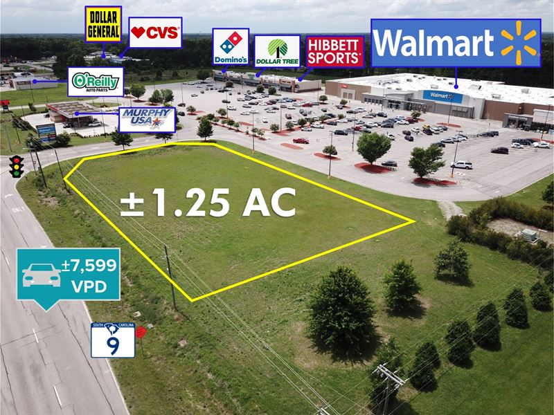 Walmart Adjacent Parcel : Bennettsville : Marlboro County : South Carolina