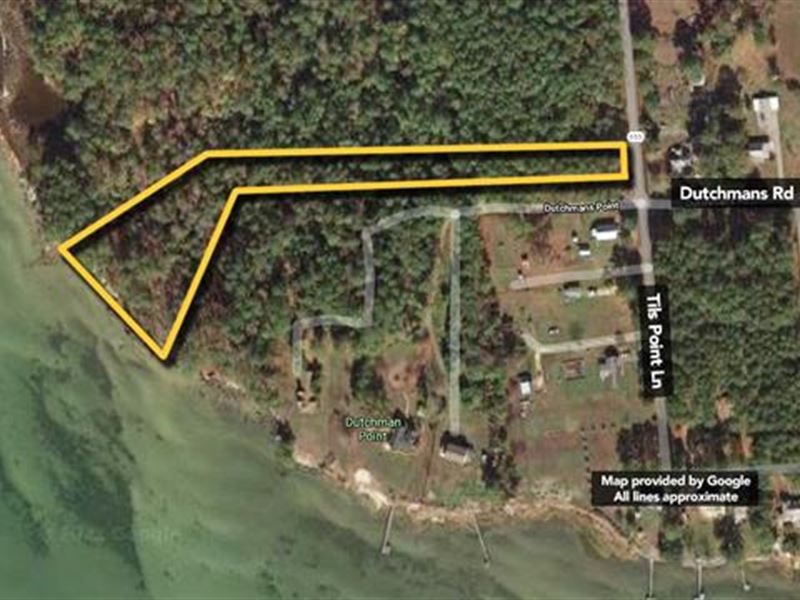 2.55 Ac in Bavon, VA : Bavon : Mathews County : Virginia