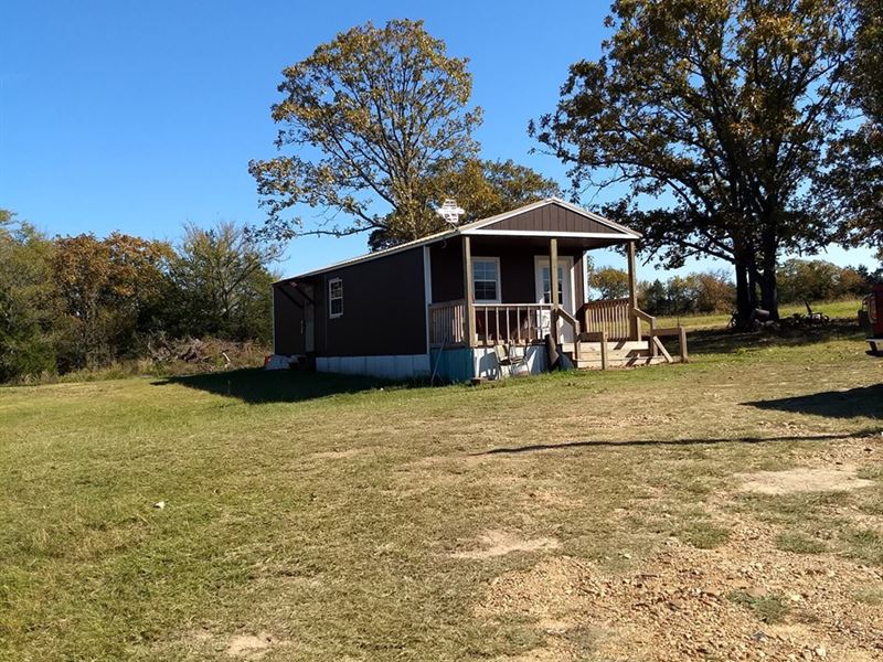 Country Cabin for Auction : Moyers : Pushmataha County : Oklahoma