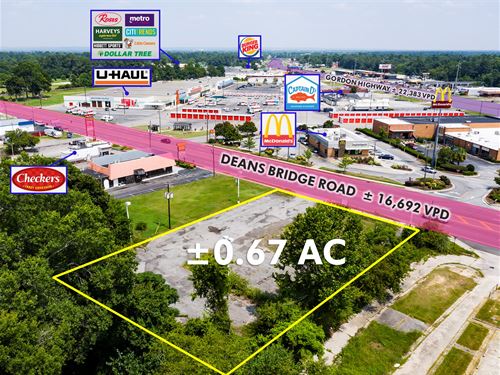 Absolute $1 Auction, Pad Ready : Augusta : Richmond County : Georgia