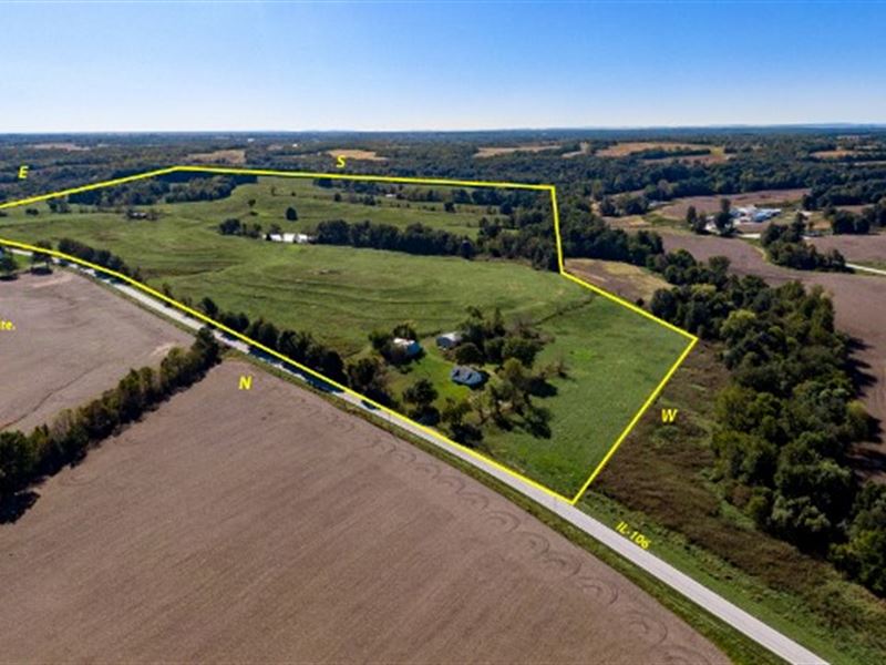 185 ac +/- Derry Twp, Pike County : Barry : Pike County : Illinois