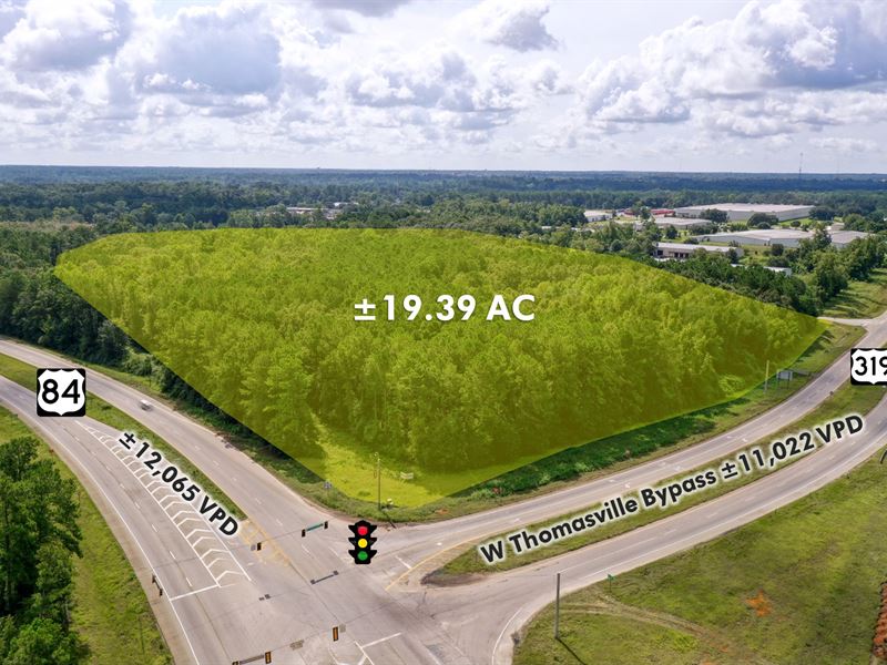 Absolute Auction, 19.39 AC : Thomasville : Thomas County : Georgia
