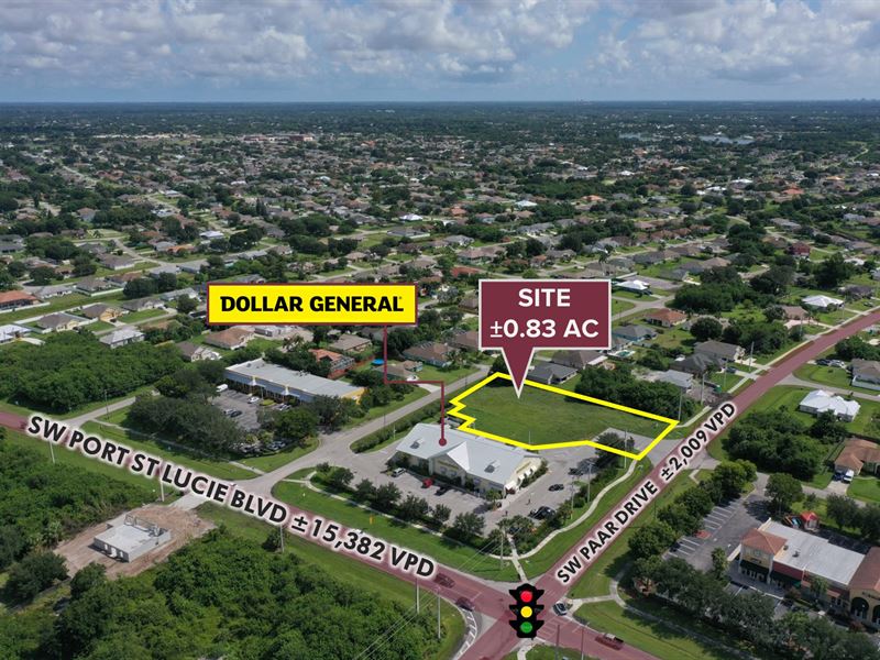 Dollar General Adjacent Land : Port St Lucie : Saint Lucie County : Florida