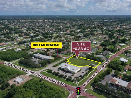 Dollar General Adjacent Land : Port St Lucie : Saint Lucie County : Florida