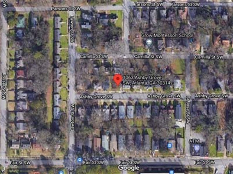 Auction, 0.0727 +/- Acre Lot : Atlanta : Fulton County : Georgia