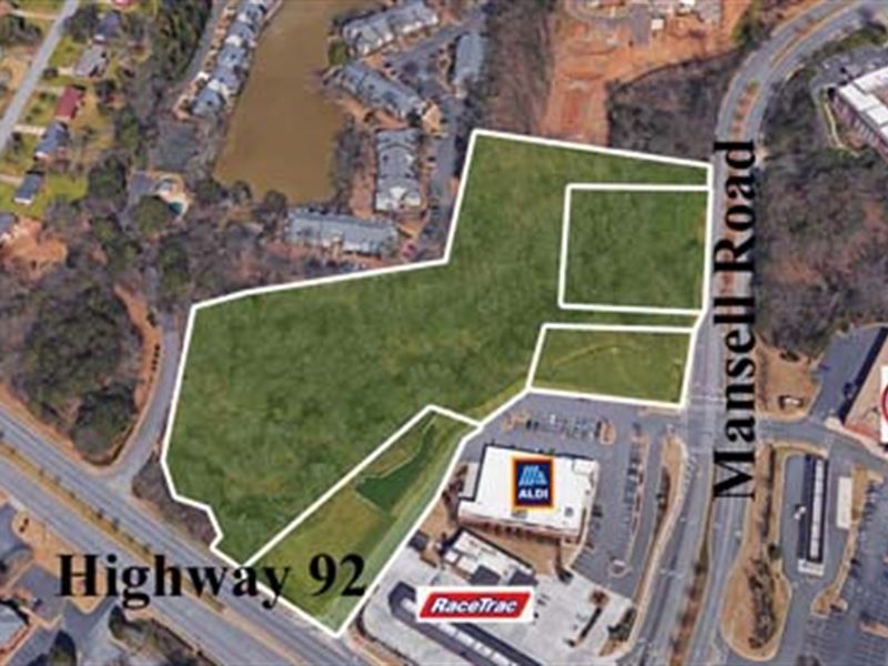 Auction, Commercial Land : Roswell : Fulton County : Georgia