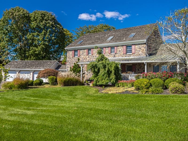 Stunning 30 Acre Farm : Telford : Bucks County : Pennsylvania
