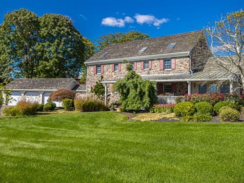 Stunning 30 Acre Farm : Telford : Bucks County : Pennsylvania
