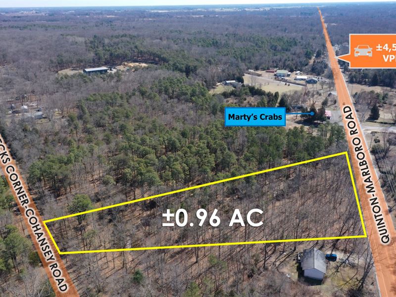 $1 Auction, 0.96 AC Land Parcel : Bridgeton : Cumberland County : New Jersey