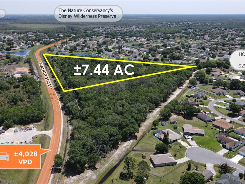 7.44 Ac, Orlando Msa : Kissimmee : Polk County : Florida
