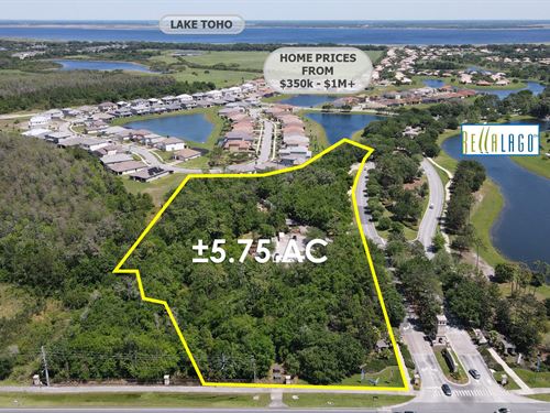 5.75 Acres, Orlando Msa Land : Kissimmee : Osceola County : Florida