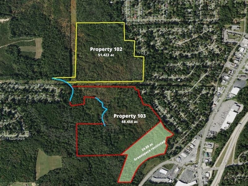 139 Acres Divided, Sells Absolute : Macon : Bibb County : Georgia