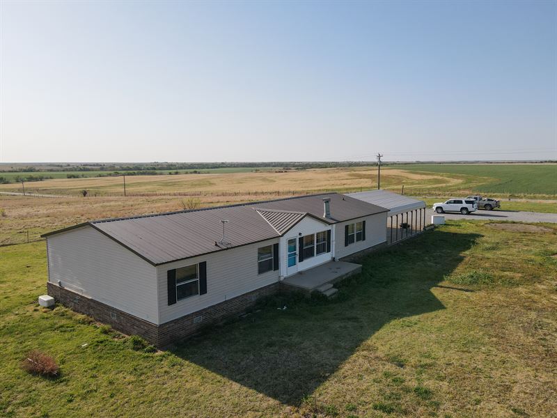 Oklahoma Land and Home for Sale : Carnegie : Kiowa County : Oklahoma