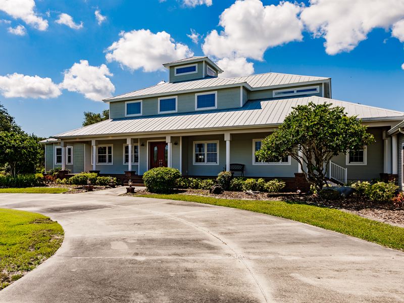 230 Acres with Executive Home : Arcadia : DeSoto County : Florida