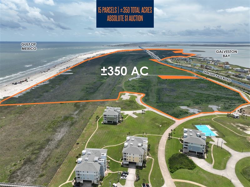 350 AC Galveston Island Land : Galveston : Galveston County : Texas