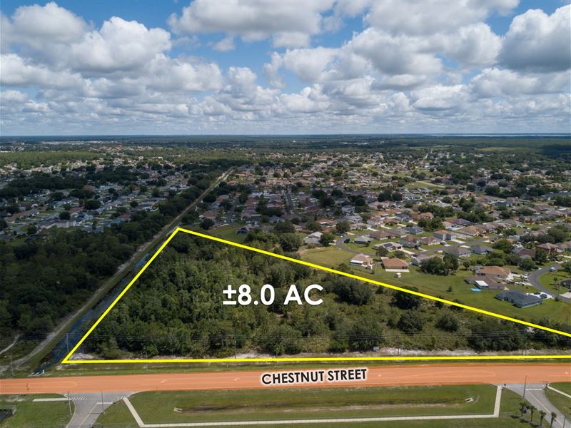 8.0 AC Orlando Msa Land : Kissimmee : Polk County : Florida
