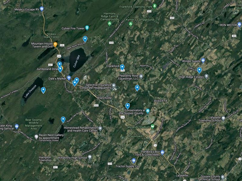 13 Res & Comm Lots in Frankford Twp : Frankford : Sussex County : New Jersey