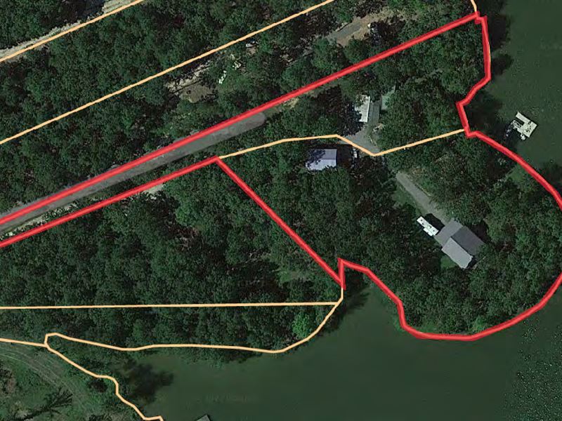 House on 2.7 Ac, Weiss Lake : Cedar Bluff : Cherokee County : Alabama