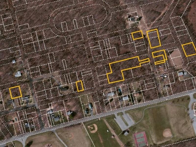 10 Residential Lots Sold in One Pkg : Port Murray : Warren County : New Jersey