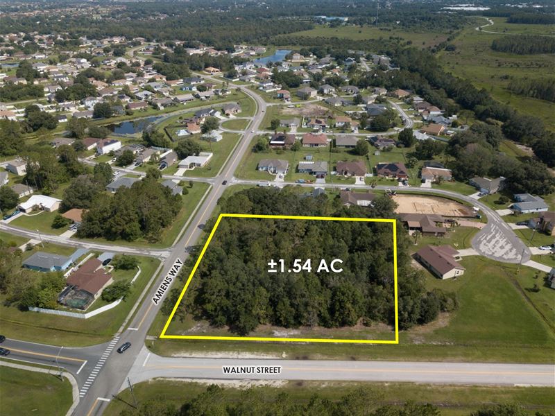 1.54 AC Orlando Msa Land : Kissimmee : Polk County : Florida