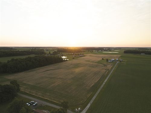 Land Auction, 106.32+/- Acres : Columbia City : Whitley County : Indiana
