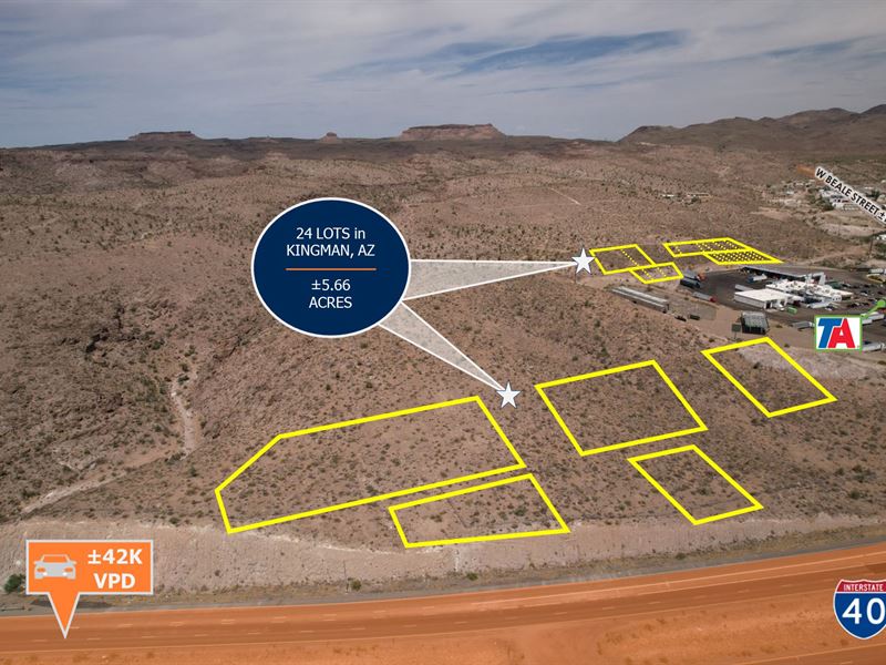 24 Residential Lots : Kingman : Mohave County : Arizona