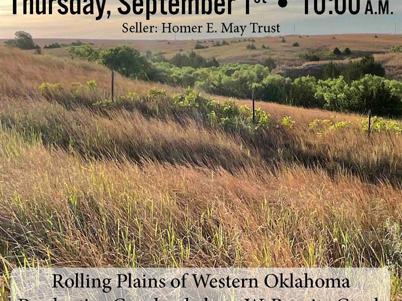Rolling Hills of Western Oklahoma : Butler : Custer County : Oklahoma