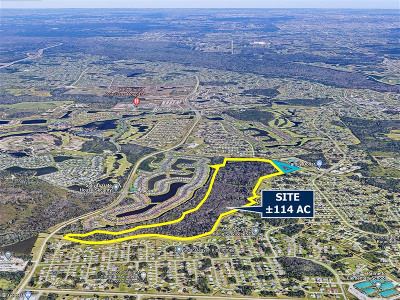 Absolute Auction, 114 AC Land : Poinciana : Polk County : Florida