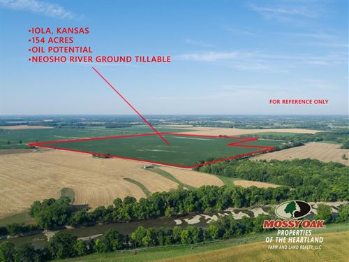 Riverfront Tillable And Oil Product : Iola : Allen County : Kansas