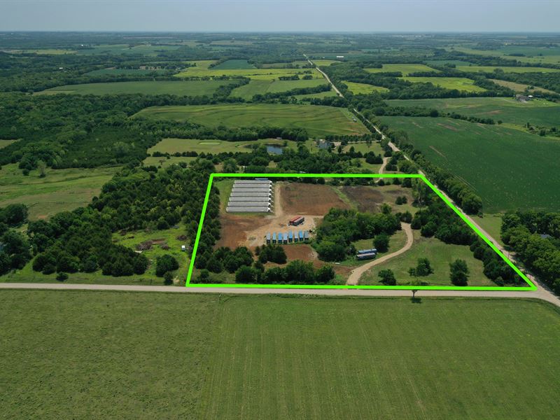 KS Hydroponic Growing Operation : Overbrook : Osage County : Kansas
