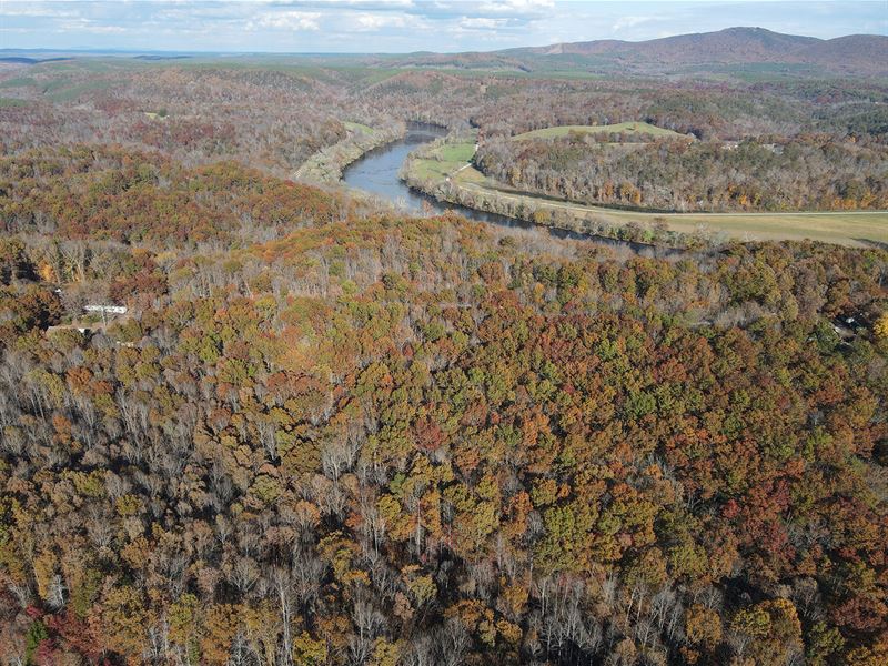 48 Acres with Airstrip : Gladstone : Nelson County : Virginia