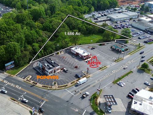 1.68 Acre Commercial Off Wards Rd : Lynchburg : Lynchburg City County : Virginia