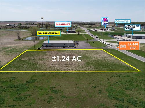Dollar General Adjacent 1.24 Acres : Carey : Wyandot County : Ohio