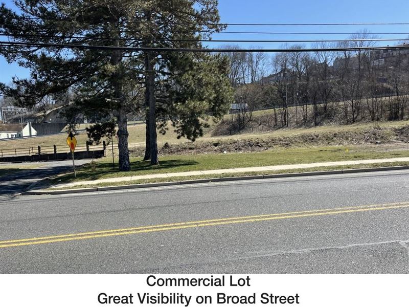Commercial Lot on Broad St : Phillipsburg : Warren County : New Jersey