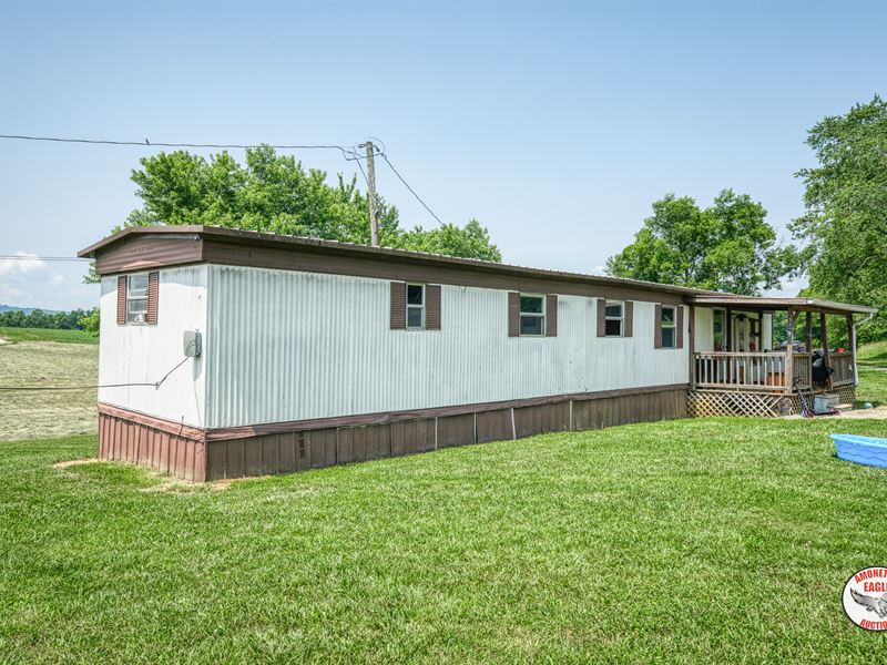 71+/- Acre Farm & Mobile Home : Monticello : Wayne County : Kentucky