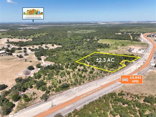 $1 Starting Bid, 2.3 Ac, Austin Msa : Manor : Travis County : Texas