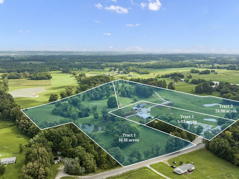 Home and Farm for Sale in Kentucky : Smiths Grove : Warren County : Kentucky