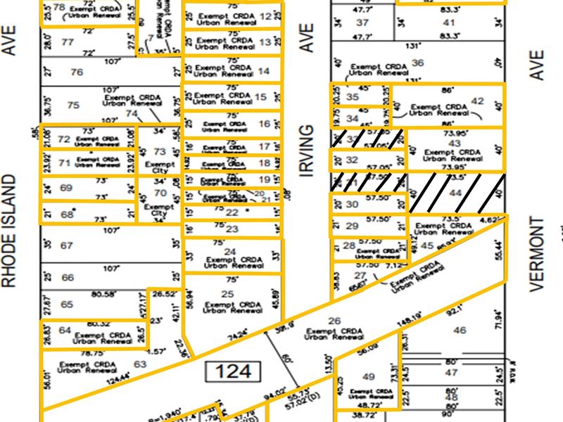 Large Cluster Assemblage of Lots : Atlantic City : Atlantic County : New Jersey