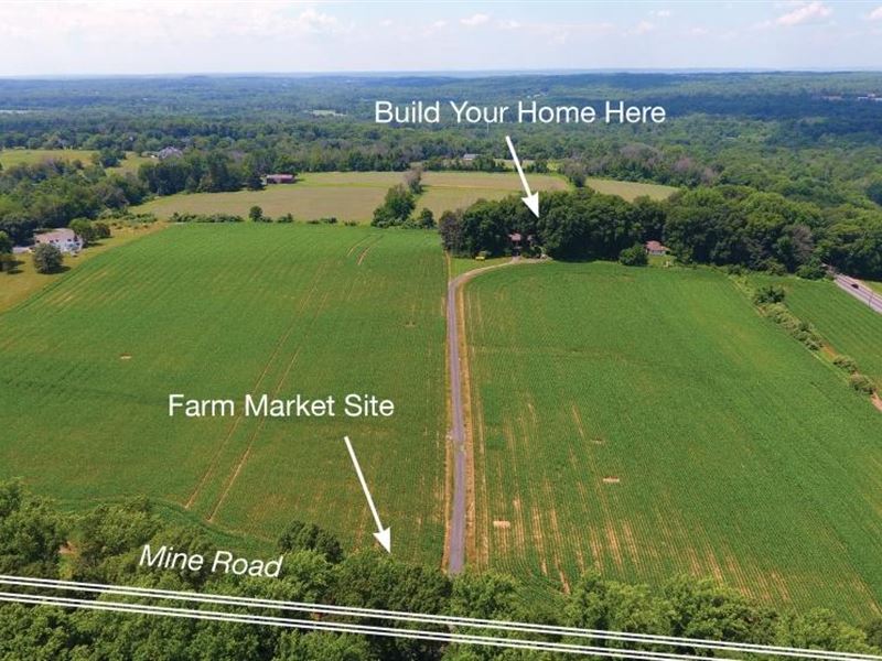 34.29 Acres Preserved Farmland : Hopewell : Mercer County : New Jersey