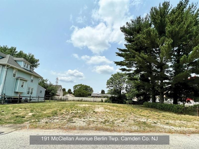 .17+/- Acre Lot in Cbd Zone : West Berlin : Camden County : New Jersey