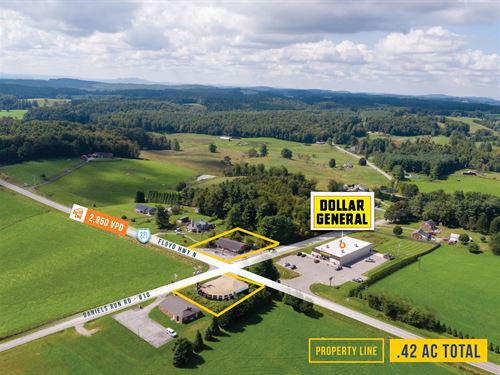 .42 Acre Hard Corner Parcels : Copper Hill : Floyd County : Virginia
