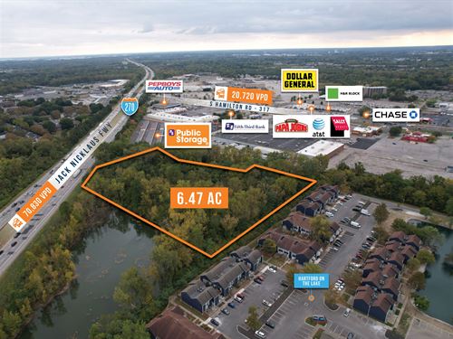 6.47 Acre Columbus, Ohio Parcel : Columbus : Franklin County : Ohio