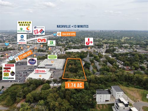 1.74 Acre Nashville Parcel : Nashville : Davidson County : Tennessee