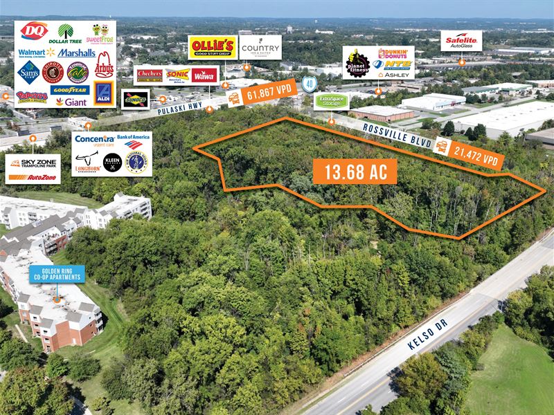 13.68 Acre Parcel, Baltimore Msa : Essex : Baltimore County : Maryland