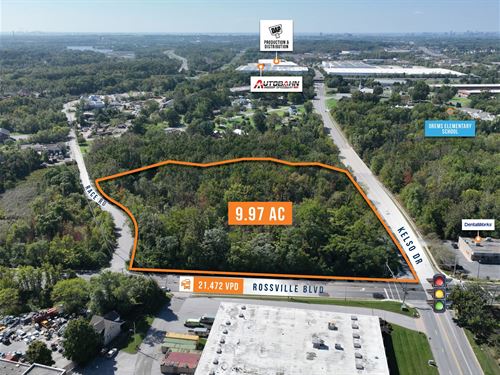 9.97 Acres Signalized Hard Corner : Essex : Baltimore County : Maryland
